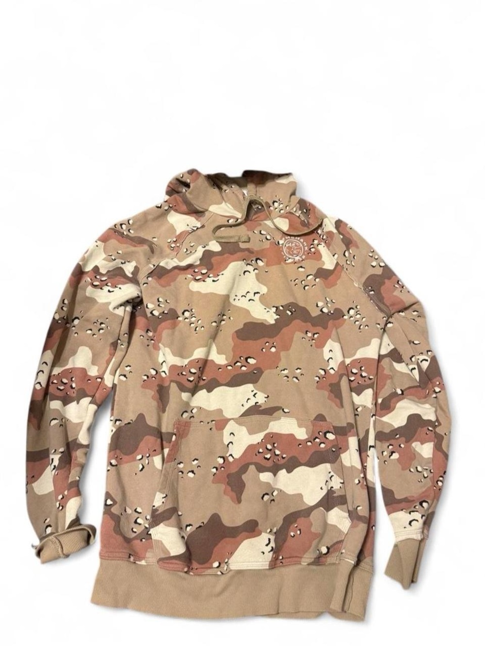 Men’s Camo Distressed Gymshark Hoodie